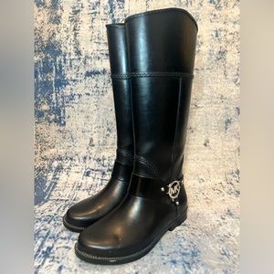 Michael Kors••knee high rain boots. Size 7